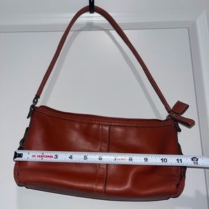 Relic burnt orange baguette bag